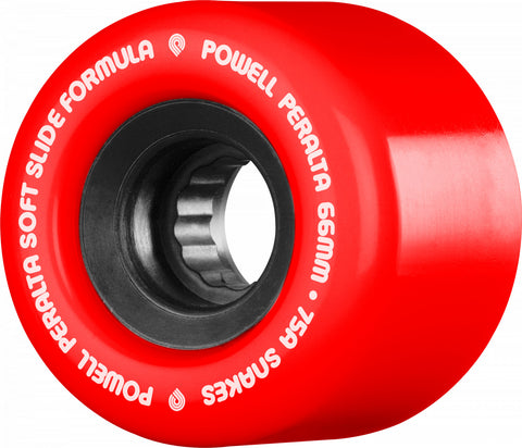 Powell Peralta Snakes Longboard Wheels 66mm 75a Red